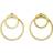 Pilgrim Zooey Earrings - Gold