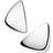Georg Jensen Peak Earclips - Silver