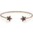 Sif Jakobs Atrani - Black Rose Gold Plated Bracelet (SJ-E1777-BK-RG-M)