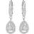 Swarovski Attract Light Pierced Earrings - Silver/Transparent