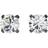 Pilgrim Classic Earrings - Black/Transparent