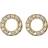 Dyrberg/Kern Koro Earrings - Gold/White