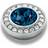 Dyrberg/Kern Grace Ring Topping - Silver/Blue
