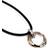 Astrid & Agnes Carro Short Necklace - Silver/Black/Rose Gold/Transparent