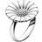 Georg Jensen Daisy Ring - Silver/White