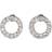 Pilgrim Victoria Earrings - Silver/Transparent