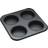 KitchenCraft Loose Base Fluted Muffin Tray 26x26 cm