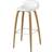 GUBI 3D Wood Base Barstol 75cm