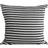 House Doctor Stripe Cushion Cover Black (50x50cm)