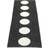 Pappelina Vera Black, White 70x225cm