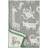 Klippan Yllefabrik Jungle Blankets White, Grey (90x130cm)