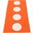 Pappelina Vera Hvid, Orange 70x150cm