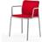 Kartell Audrey Polished Aluminum with armrest Fåtölj