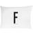 Design Letters F Örngott Black/White (70x50cm)
