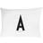 Design Letters A Örngott Black/White (70x50cm)