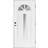 Br. Johansson SY134 Ytterdörr Sotat glas S 0502-Y H (90x210cm)