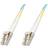 MicroConnect Multimode OM3 50/125 LC / UPC - LC / UPC 15m
