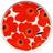 Marimekko Unikko Flat tallrik 25cm