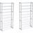 vidaXL 10 Tier Shoe Rack 72x140cm