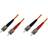 Deltaco Multimode OM1 62.5/125 ST - ST 0.5m
