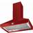 Falcon FHDSE1092 110cm, Chrome, Stainless Steel, Red