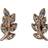 Pilgrim Imogen Earrings - Rose Gold/Transparent