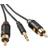 Qnect 3.5mm - 2RCA 5m