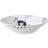 Royal Copenhagen Black Fluted Mega Dyb tallerken 24cm