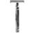 Edwin Jagger Safety Razor Extra Long Handle Lined Chrome