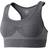 Casall Smooth Sports Bra - Dk Grey Melange