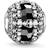 Thomas Sabo Karma Skulls Bead Charm - Silver/Onyx