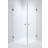 Duschbyggarna Twin Design(6104_8080SV) 800x800x1913mm