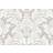 Cole & Son Blake Designtapete von White Silver blanc/gris