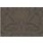 Cole & Son Tapete Malabar Bronze on Black brun