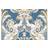 Cole & Son Wyndham Designtapete von Blue Gold bleu