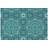 Cole & Son Piccadilly Designtapete von Teal Gold turchese