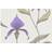 Cole & Son Orchid Designtapete von and Grün/ Lila bianco/viola/viola