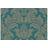 Cole & Son Blake Designtapete von Teal Silver turchese