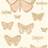 Cole & Son Butterflies Dragonflies Wallpaper Whimsical Soft pink on neutral 103/15066 Roll