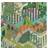 Cole & Son Tapete Miami Green Coral verde