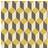 Cole & Son Delano Wallpaper Geometric Collection Yellow Black 105/7032 Roll