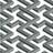 Cole & Son Luxor Wallpaper Geometric Ii Collection Black White 105/1002 Roll