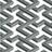 Cole & Son Tapete Luxor von and Black White gris