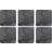 Pimpernel Midnight Slate Glasunderlägg 6st