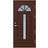Kaski Soldrömmar Milano Ytterdörr Klarglas S 7010-Y70R V (90x210cm)
