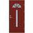 Kaski Soldrömmar Milano Ytterdörr Klarglas S 5040-Y80R V (100x210cm)