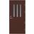 Kaski Soldrömmar Pompei Ytterdörr Klarglas S 7010-Y70R V (100x210cm)