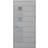 Kaski Soldrömmar Torino Ytterdörr Klarglas S 2502-B V, H (90x200cm)