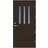 Kaski Soldrömmar Pompei Ytterdörr Klarglas S 8005-Y20R V (90x210cm)