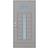 Kaski Soldrömmar Milano Ytterdörr Klarglas S 2502-B V, H (90x200cm)